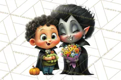 Mama and Me Halloween Monsters PNG Clipart, Mommy And Me Png Product Image 3