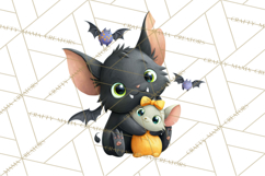 Mama and Me Halloween Monsters PNG Clipart, Mommy And Me Png Product Image 5
