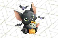 Mama and Me Halloween Monsters PNG Clipart, Mommy And Me Png Product Image 5