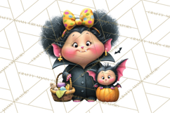 Mama and Me Halloween Monsters PNG Clipart, Mommy And Me Png Product Image 5