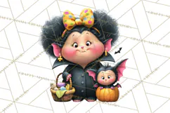 Mama and Me Halloween Monsters PNG Clipart, Mommy And Me Png Product Image 5