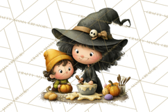 Mama and Me Halloween Monsters PNG Clipart, Mommy And Me Png Product Image 2