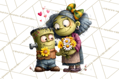 Mama and Me Halloween Monsters PNG Clipart, Mommy And Me Png Product Image 5