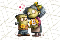 Mama and Me Halloween Monsters PNG Clipart, Mommy And Me Png Product Image 5