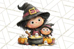 Mama and Me Halloween Monsters PNG Clipart, Mommy And Me Png Product Image 2