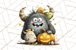 Mama and Me Halloween Monsters PNG Clipart, Mommy And Me Png Product Image 4