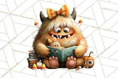 Mama and Me Halloween Monsters PNG Clipart, Mommy And Me Png Product Image 2