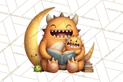Mama and Me Halloween Monsters PNG Clipart, Mommy And Me Png Product Image 3