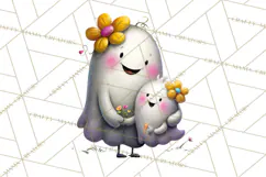 Mama and Me Halloween Monsters PNG Clipart, Mommy And Me Png Product Image 3