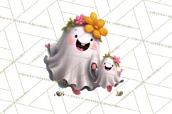 Mama and Me Halloween Monsters PNG Clipart, Mommy And Me Png Product Image 4