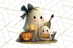 Mama and Me Halloween Monsters PNG Clipart, Mommy And Me Png Product Image 5