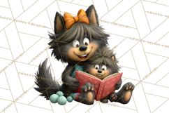Mama and Me Halloween Monsters PNG Clipart, Mommy And Me Png Product Image 2