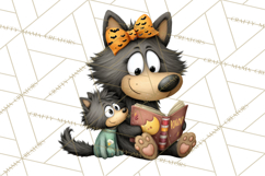Mama and Me Halloween Monsters PNG Clipart, Mommy And Me Png Product Image 4