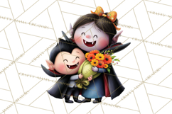 Mama and Me Halloween Monsters PNG Clipart, Mommy And Me Png Product Image 5