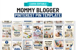 Mommy Blogger Pinterest Canva Pin Templates Product Image 2