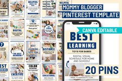 Mommy Blogger Pinterest Canva Pin Templates Product Image 3