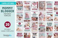 Mom Blogger, Mom Pinterest, Mommy Blogger, Pinterest Pins Product Image 1