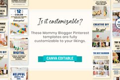 Mommy Blogger Pinterest Canva Pin Templates Product Image 9