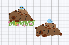 Mommy capybara 3D SVG Product Image 4