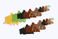 Mommy capybara 3D SVG Product Image 3