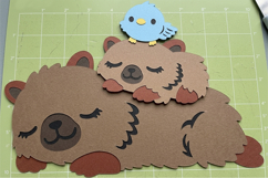 Mommy capybara 3D SVG Product Image 2