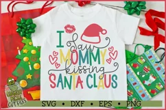 I saw Mommy Kissing Santa Claus SVG File Product Image 1
