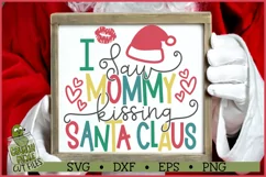 I saw Mommy Kissing Santa Claus SVG File Product Image 3