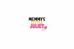 mommy little juliet png svg vectors with transparent background high resolution for cricut silhouette and sublimation machine