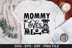 Halloween Dog SVG Design - Mommy loves me Product Image 5