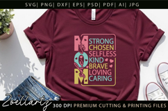 Mothers Day SVG for Cricut Mama Mummy Mom T-shirt Mug Design Product Image 3