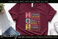 Mothers Day SVG for Cricut Mama Mummy Mom T-shirt Mug Design Product Image 3