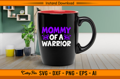 Mommy of a Warrior Hodgkin’s Lymphoma Awareness SVG Product Image 2