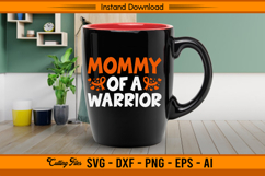 Mommy of a Warrior Leukemia Awareness SVG Product Image 3