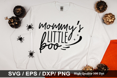 Mommy&#039;s little boo SVG - Halloween Design Product Image 1
