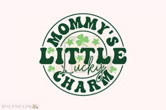 Shamrock Clover, Girl St Patrick Day PNG T-shirt Design Product Image 1