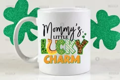 Mommy's little lucky charm Sublimation PNG Product Image 2