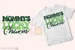 Shamrock Clover, Girl St Patrick Day PNG T-shirt Design Product Image 2