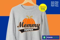 Pumpkin Family Svg Png - Daddy, Mommy, Babby Pumpkin Shirts Product Image 2