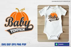 Baby Pumpkin Shirt, Birthday Pumpkin Outfit Svg Png Product Image 1