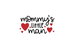 Mommy&#039;s Little Man SVG Cut File Product Image 1