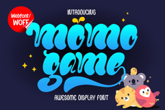 Momo Game | Unique Graffiti Webfont for Creative Websites Product Image 1