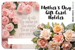 Mother's Day Money Card Holder Moms in the World| Printable Product Image 1