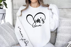 Moms Love Sleeve SVG, Mother's Day SVG Design Product Image 3