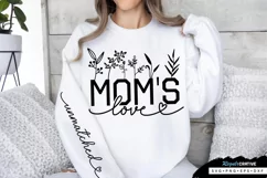 Moms Love Sleeve SVG, Mother's Day SVG Design Product Image 2