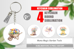 Moms Magic Garden Keychain Product Image 1