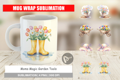 Moms Magic Garden Mug Wrap Product Image 1