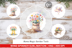 Moms Magic Garden Wind Spinner Product Image 1