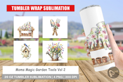 Moms Magic Garden Tumbler Product Image 1