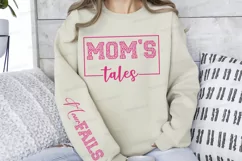 Moms Tales Sleeve SVG, Mother's Day SVG Design Product Image 3