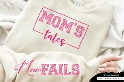Moms Tales Sleeve SVG, Mother's Day SVG Design Product Image 1